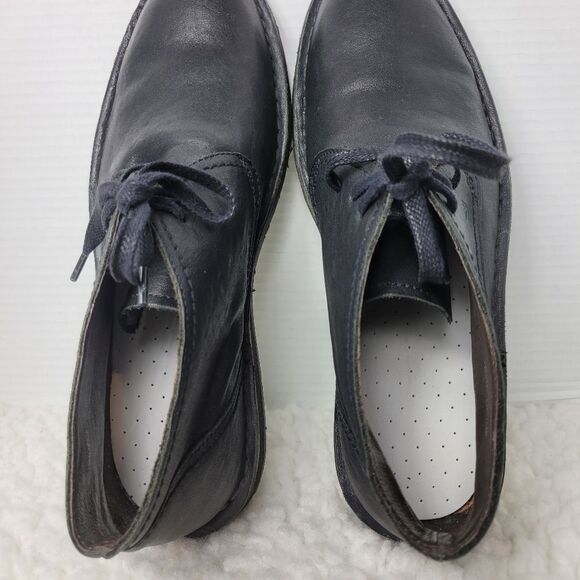 John Varvatos Hipster Men's Boots Size 11.5 Chukka Black Soft Leather - Picture 8 of 11